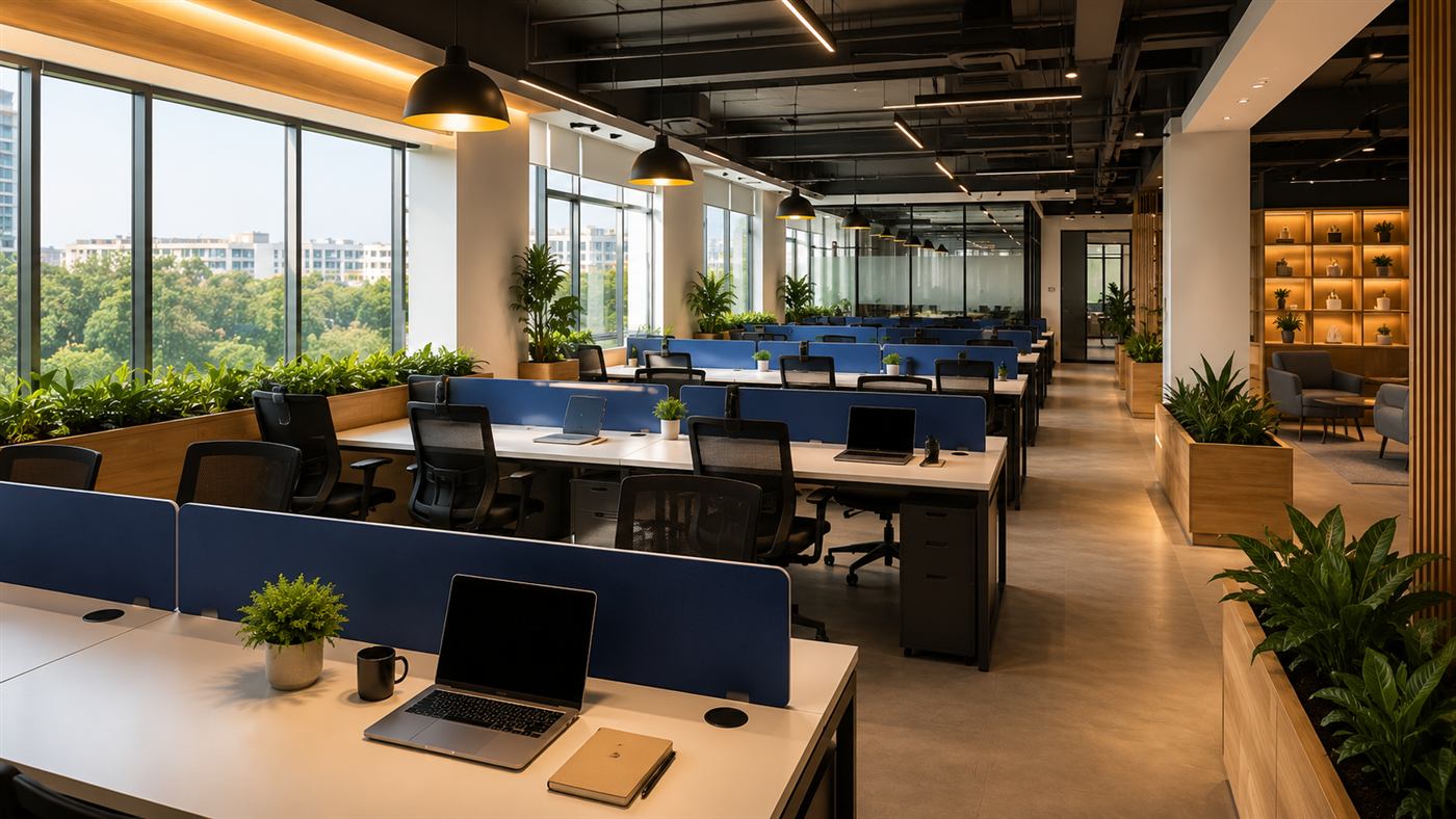 Focused coworking and study workspace at SyncZone